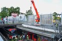 Unfall zwischen zwei KVB Bahnen Koeln Hoehenhaus Im Weidenbruch P097